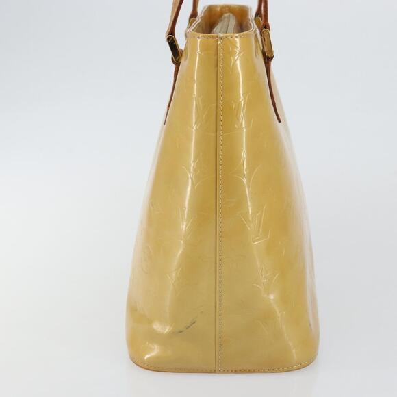 LOUIS VUITTON Monogram Vernis Houston Hand Bag Beige M91004 - Picture 4 of 13